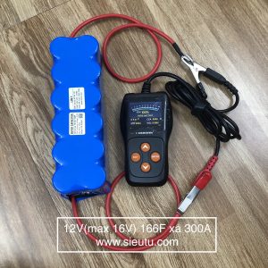 Siêu tụ điện 12V để xe ô tô không cần acquy