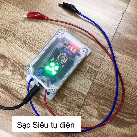 Bộ sạc Siêu tụ điện chuyên dụng, tự ngắt khi đầy: 380K