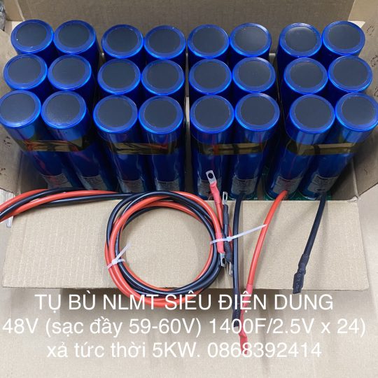 Siêu tụ điện 48V Nippon Chemi-Con Japan cho xe điện: 2350K